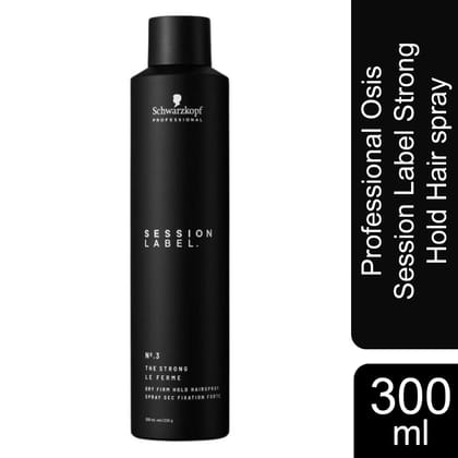 Schwarzkopf Professional Osis+ Session Label Strong Hold Hairspray | 300 Ml