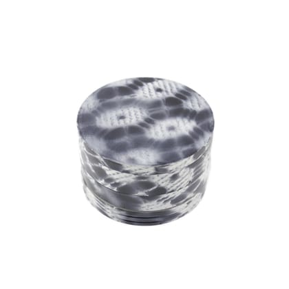 RHINO Black Abstract Herb Grinder - 63mm