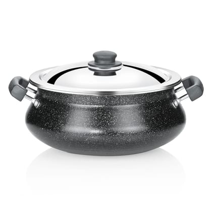 Premier Non Stick Stew Pan with Stainless Steel Lid - 20 cm