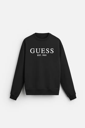 Iconic Logo Guess Womens Sweatshirts-S