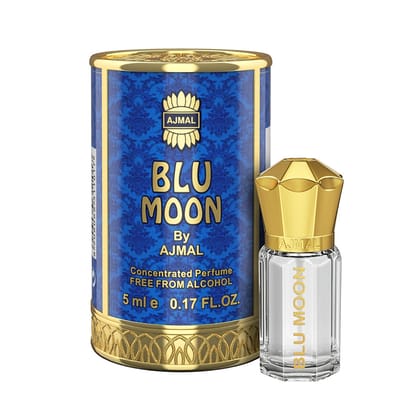 Ajmal BLU MOON Concentrated Perfume Free From Alcohol 5ML For Women