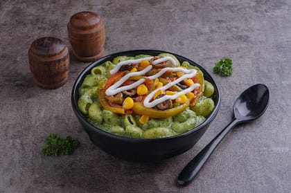 Pesto Mac & Cheese With Roast Veggies Bowl