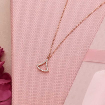 92.5 Rose Gold Rise and Shine Pendant - SIA401179