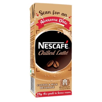 Nescafe Coffee Flavoured Milk - Chilled Latte, 180 ml