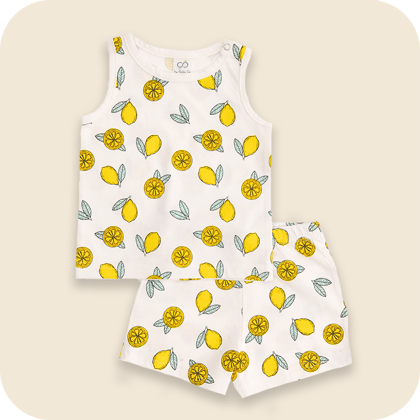 Lemon Squeeze Lounge Wear-3-6M