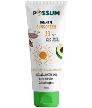 POSSUM - SPF 30 Sunscreen Cream For All Skin Type ( Pack of 1 )