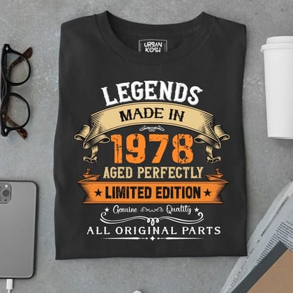 Legends Made in 1978 Limited Edition-Black / S