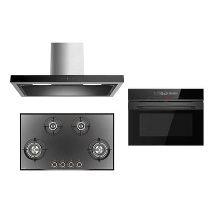 Hafele Chimney + Hob + Oven + Microwave Combo HACHOM-52