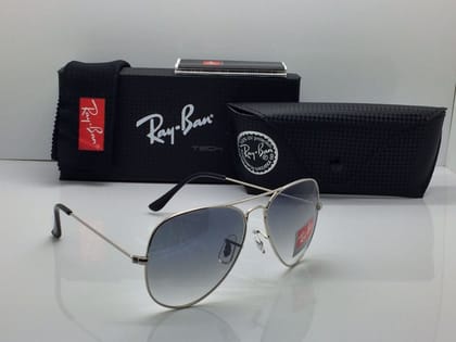 Ray-Ban New Stylish Blue Shade & Silver 3026 Wayfarer Master Pcs Sunglass For Unisex