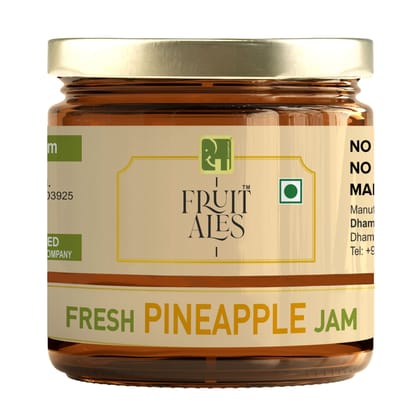 Fresh Pineapple Fruit Jam, 400gm