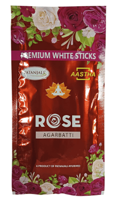 AASTHA AGARBATTI ROSE - 100 STICK