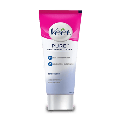 Veet Pure Hair Removal Cream - For Women, 100 gm Tube