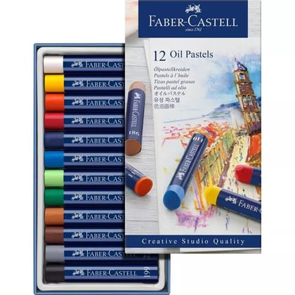 Faber Castell Creative Studio Oil Pastel Sets (Choose Size)-SET OF 12