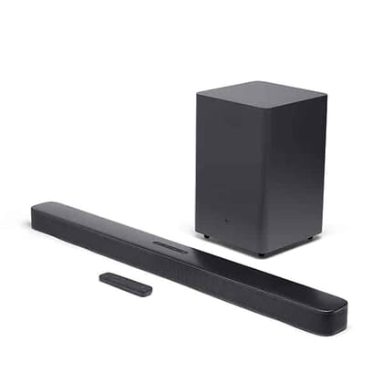 JBL Bar 2.1 Deep Bass 300W Soundbar with Wireless Subwoofer-JBL Bar 2.1 Deep Bass 300W Soundbar with Wireless Subwoofer