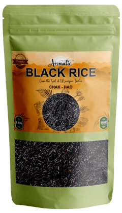 DANODIA FOODS ORGANIC AROMATIC BLACK RICE  1Kg