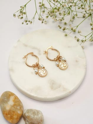 Coin Dangler Earring