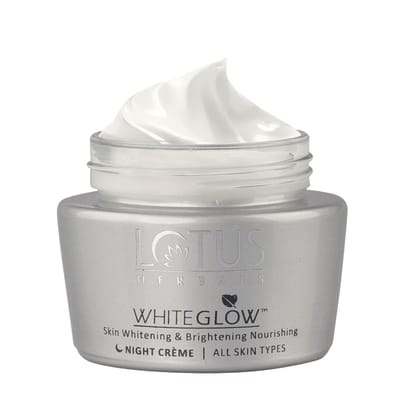 Lotus Herbals WhiteGlow Skin Whitening & Brightening Nourishing Night Creme (60gm)-60gm