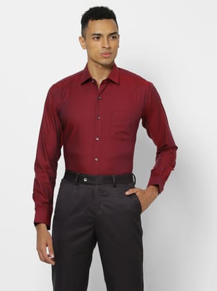 Regular Fit Long Sleeve Formal Shirt-M/38