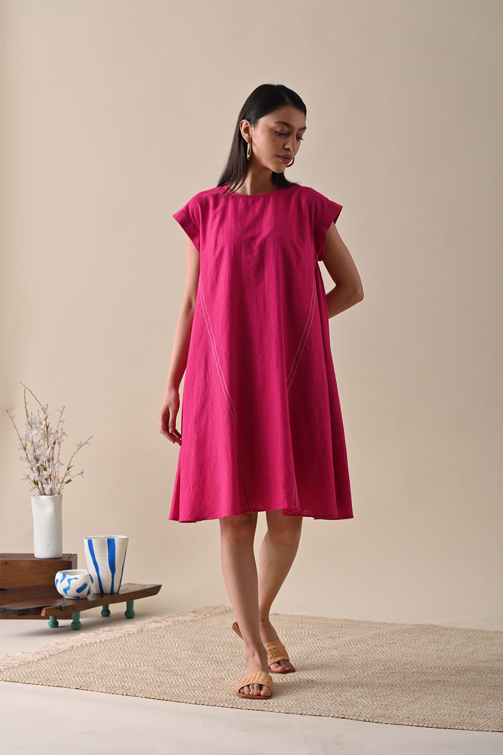 Chloe Solid Dress | Relove-XS / 32374