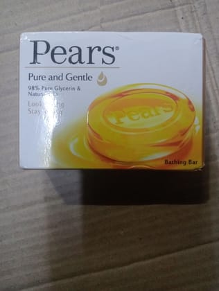 Pears Pure and gentle 98% pure glycerin & Natural oils 