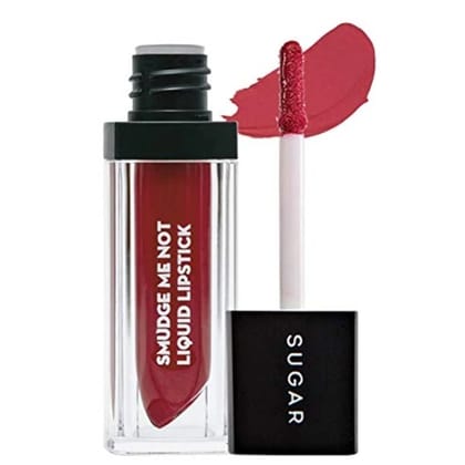 Sugar Cosmetics Smudge Me Not Liquid Lipstick - 05 Rust Lust (Red Terracotta), Red, 4.5 ml