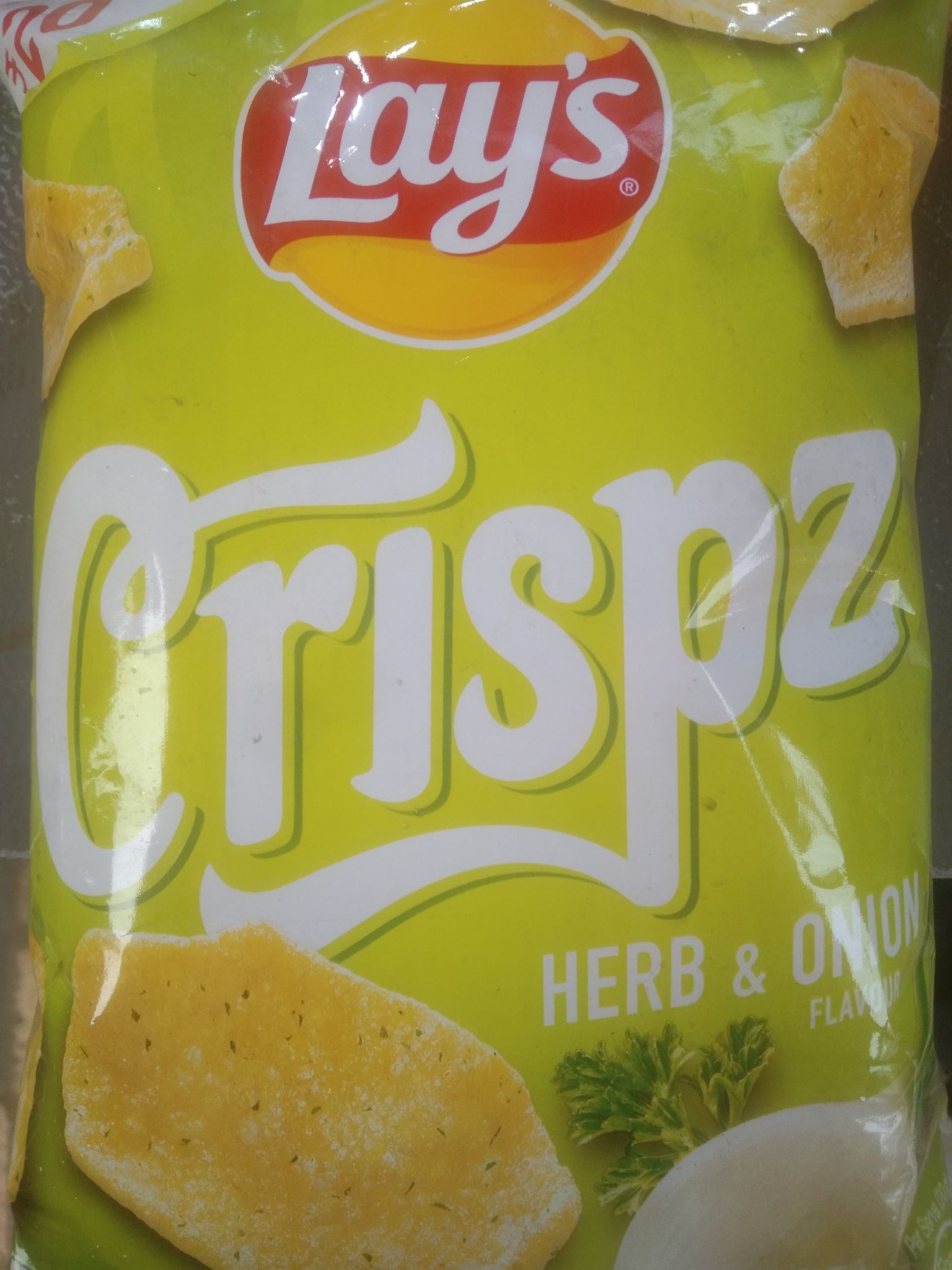 Lays crispz herb & onion