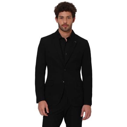 Mufti Black Slim Fit Blazer