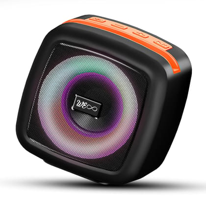 WALTA ELITE Dynamic We-130 Wireless Speaker Bluetooth 5.3V, Up to 6H Playback Time, Multi-Compatibility USB/AXU/Type-C Charging with RGB Light