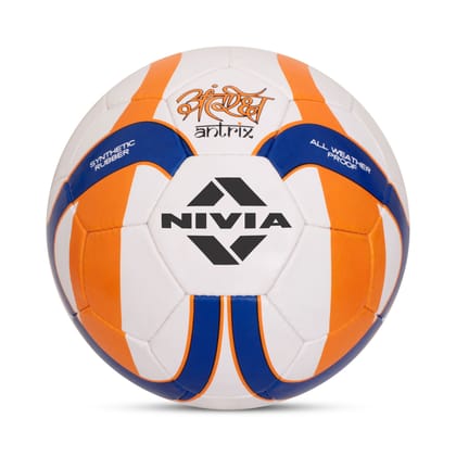 Nivia ANTRIX Rubber Football (Multicolor) Size - 5