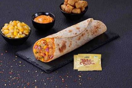 Crispy Baked Mexicana Potato Corn Salsa Wrap