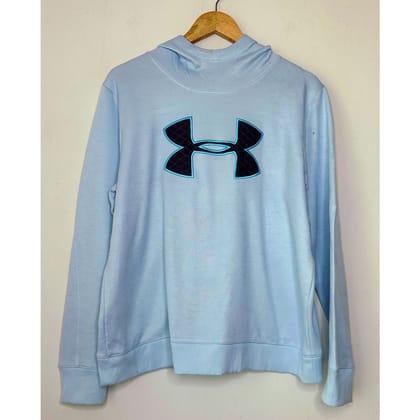 UNDER ARMOUR SKY BLUE SIZE- L  HOODIE-One size