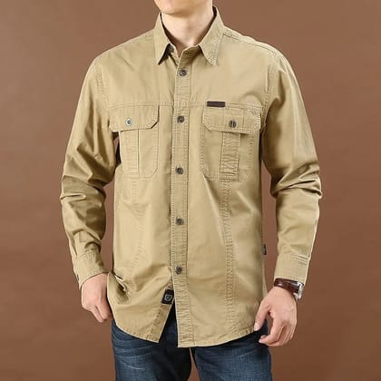 Granola Double Pocket Shirt-S