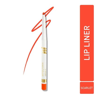 MyGlamm Define It Lip Liner - Scarlet (Red Coral Shade) | Creamy, Matte Finish, Long Lasting Lip Liner with Rosehip Oil