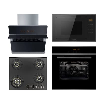 Hafele Chimney + Hob + Oven + Microwave Combo HACHOM-88