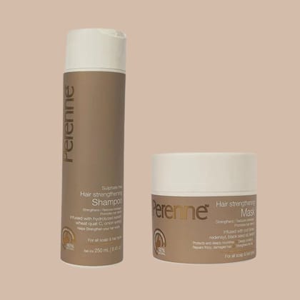 Hair Strengthening  Essential Combo-Hair Strengthening Shampoo 250 ml + Hair Strengthening Mask 100gm