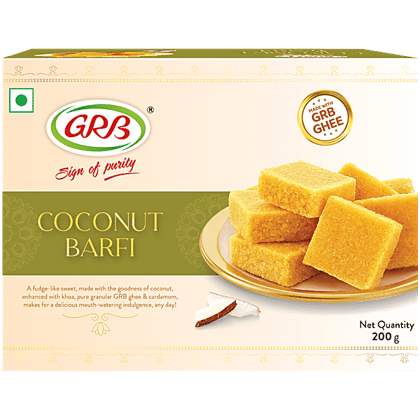 GRB COCONUT BARFI 200G