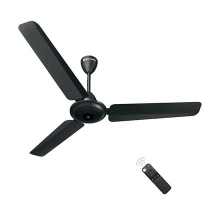 Atomberg Ameza 1200 mm BLDC Motor with Remote 3 Blade Ceiling Fan ( Black, Pack of 1)