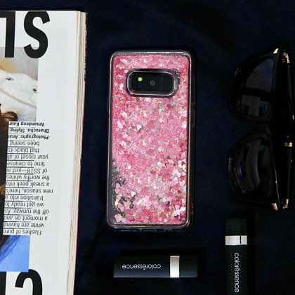 Dynamic Hearts Bling Glitter Sequin Case-Samsung Galaxy S8 Plus