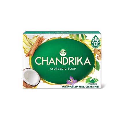 Chandrika Ayurveda Handmade Soap, 75G