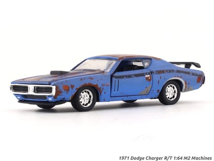 1971 Dodge Charger R/T Rust 1:64 M2 Machines diecast scale model collectible