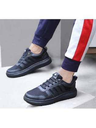 PLAYTOES Sneakers for Men Black Mens Sneakers - None