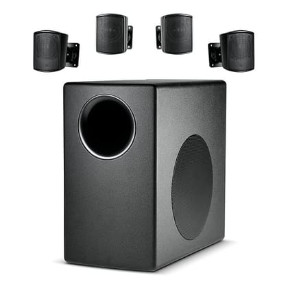 JBL Control 50 Series Control 50 Pack 150 W Surface-Mount Subwoofer Satellite Loudspeaker System-JBL Control 50 Series Control 50 Pack 150 W Surface-Mount Subwoofer Satellite Loudspeaker System