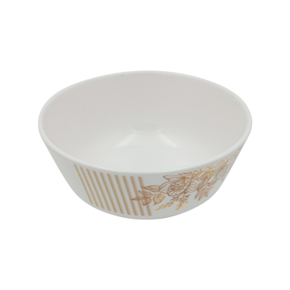 SUPERWARE | Pure Melamine | Katori Set - GOLD ROSE (3.5") | 6 Nos. | Stain Free, Glazed Finish