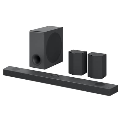 LG Sound Bar with Surround Speakers S95Qr-9.1.5 Channel810 Watts OutputHome Theater Audio with Dolby AtmosDTSXImax EnhancedWi-FiMulti-Multicolor