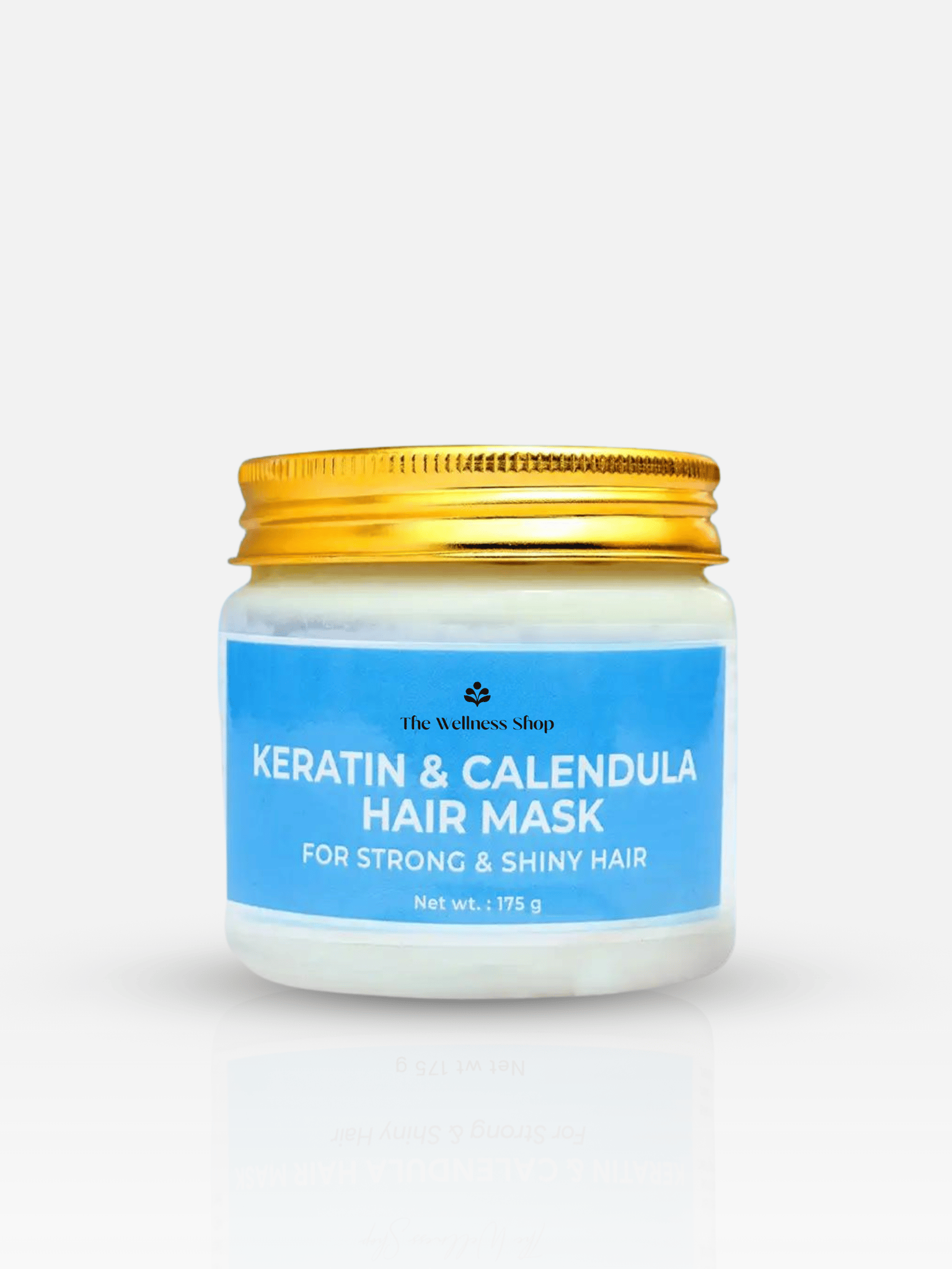 KERATIN AND CALENDULA HAIR MASK (ADDS STRENGTH & ENHANCES SHINE IN 4 WEEKS)-175 gm