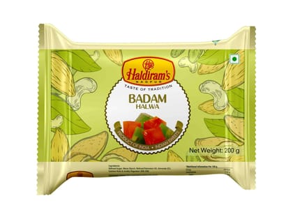 Haldiram's Badam Halwa Packed Sweets - 200 Gm