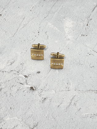 Aristocratic Diamante Cufflinks