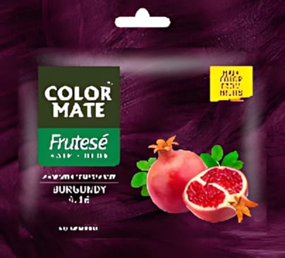 COLOR MATE HAIR COLOR CREAM FRUTESES-40ML BURGUNDY