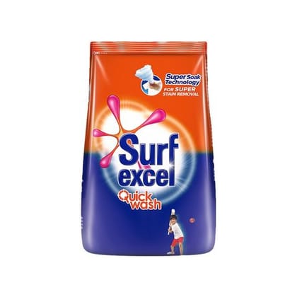 Surf Excel Quick Wash Detergent Powder, 1 kg Pack