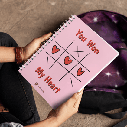 Tic Tac Toe NoteBook-Ruled